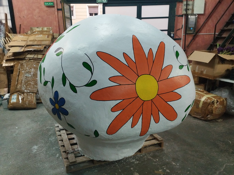 calavera calaca xxl porex reforzado yeso 180x180x180 1u